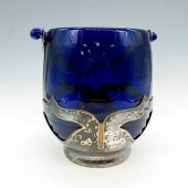 VINTAGE VIKING COBALT BLUE GLA