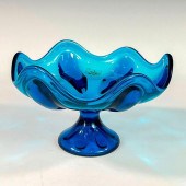 VINTAGE VIKING GLASS CERULEAN