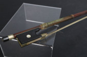 VINTAGE VIOLIN BOW, ABALONE MO
