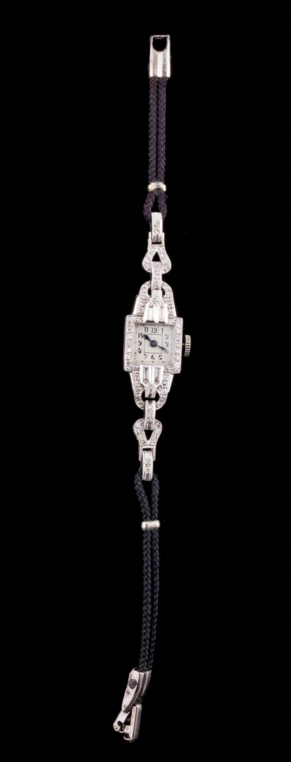 VINTAGE WALTHAM PLATINUM AND
