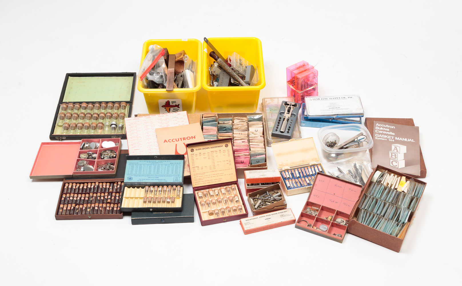 VINTAGE WATCH PARTS, FINDINGS AND