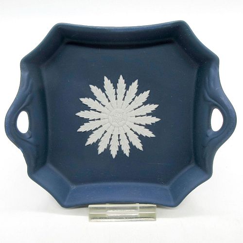 VINTAGE WEDGWOOD BLUE JASPERWARE