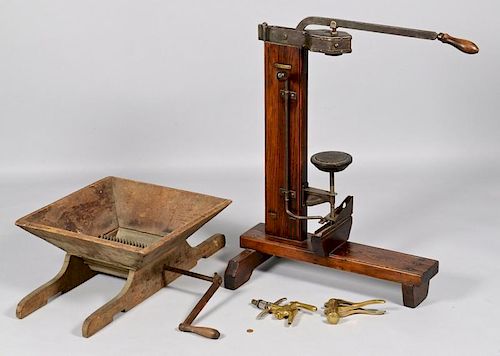 VINTAGE WINE CORKERS, PRESS,