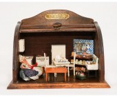 Vintage wood bread box kitchen