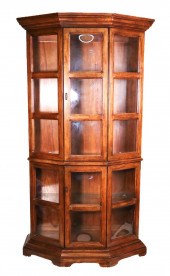 VINTAGE WOOD & GLASS ILLUMINAT