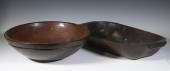 VINTAGE WOODEN BOWLS Lot of (2