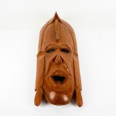VINTAGE WOODEN CARVED AFRICAN