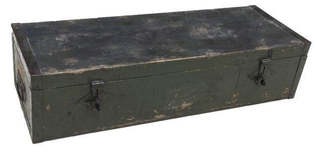 VINTAGE WOODEN MUNITIONS OR