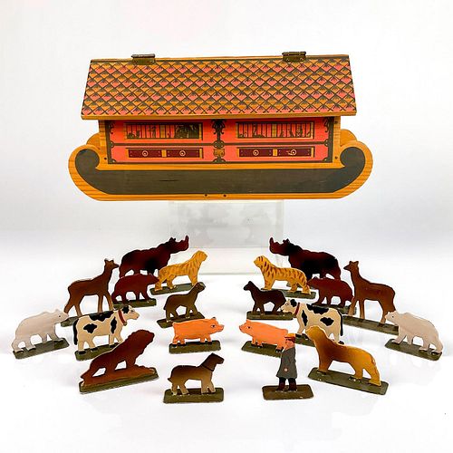 VINTAGE WOODEN NOAHï¿½S ARK WITH