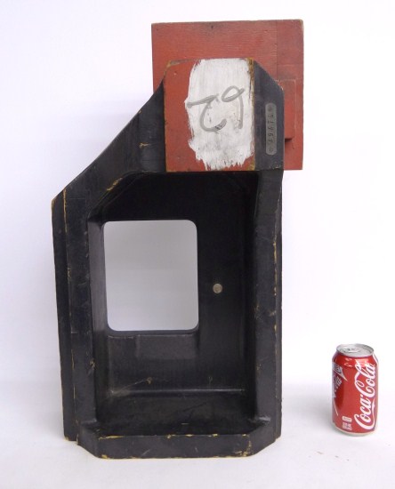 Vintage wooden polychrome painted