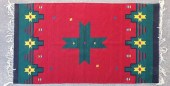 VINTAGE WOOL TRIBAL WOVEN RUG