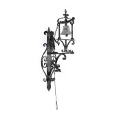 VINTAGE WROUGHT IRON FIGURAL D