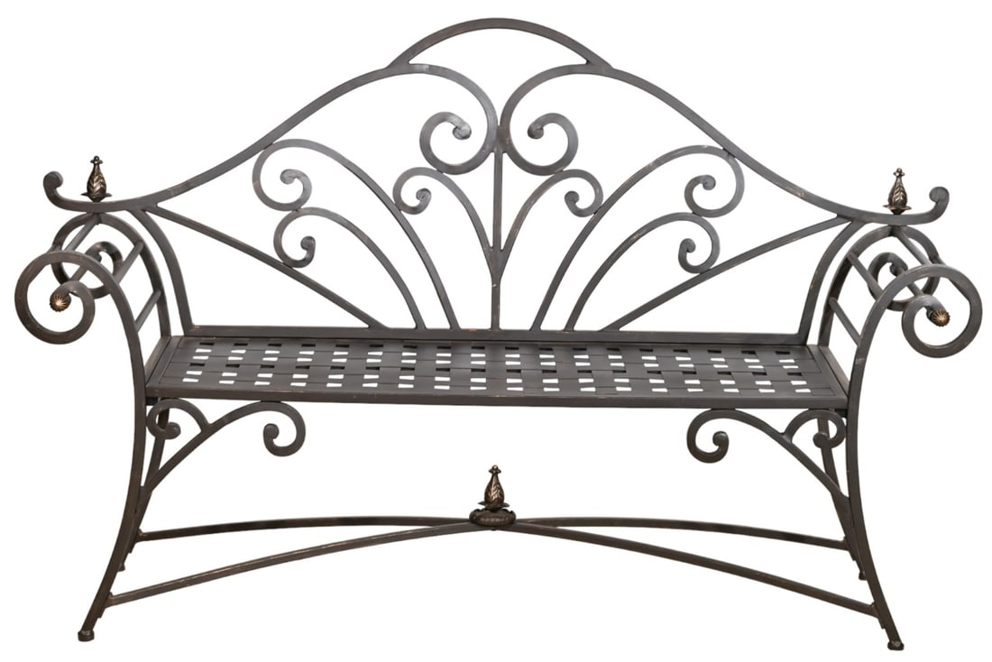 VINTAGE WROUGHT IRON OUTDOOR