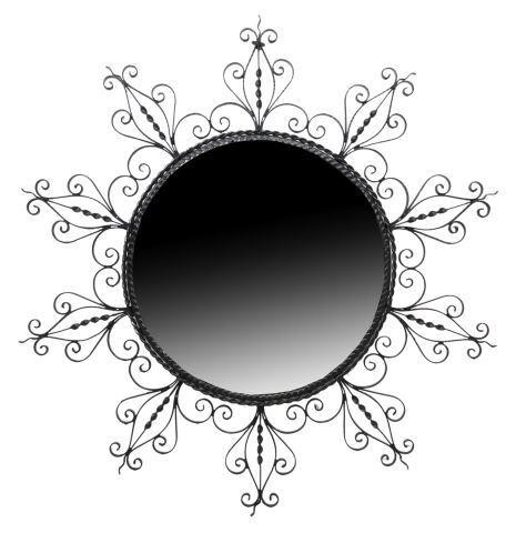 VINTAGE WROUGHT IRON SUNBURST