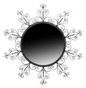 VINTAGE WROUGHT IRON SUNBURST