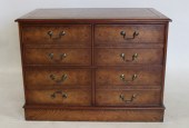 VINTAGE YEW WOOD LEATHERTOP FI
