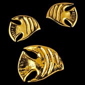 Vintage YSL Poisson Ear Clips
