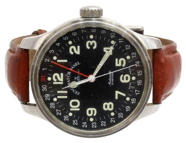 VINTAGE ZENO-WATCH BASEL OVERSIZE