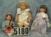 Vinyl/Cloth doll lot, 17to 22