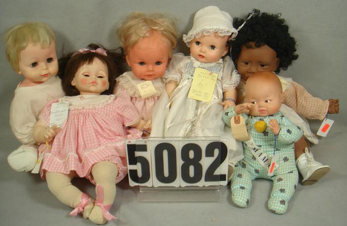 Vinyl/cloth dolls, 15 to 20