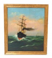 VIOLA E. WEED, OIL ON BOARD, D