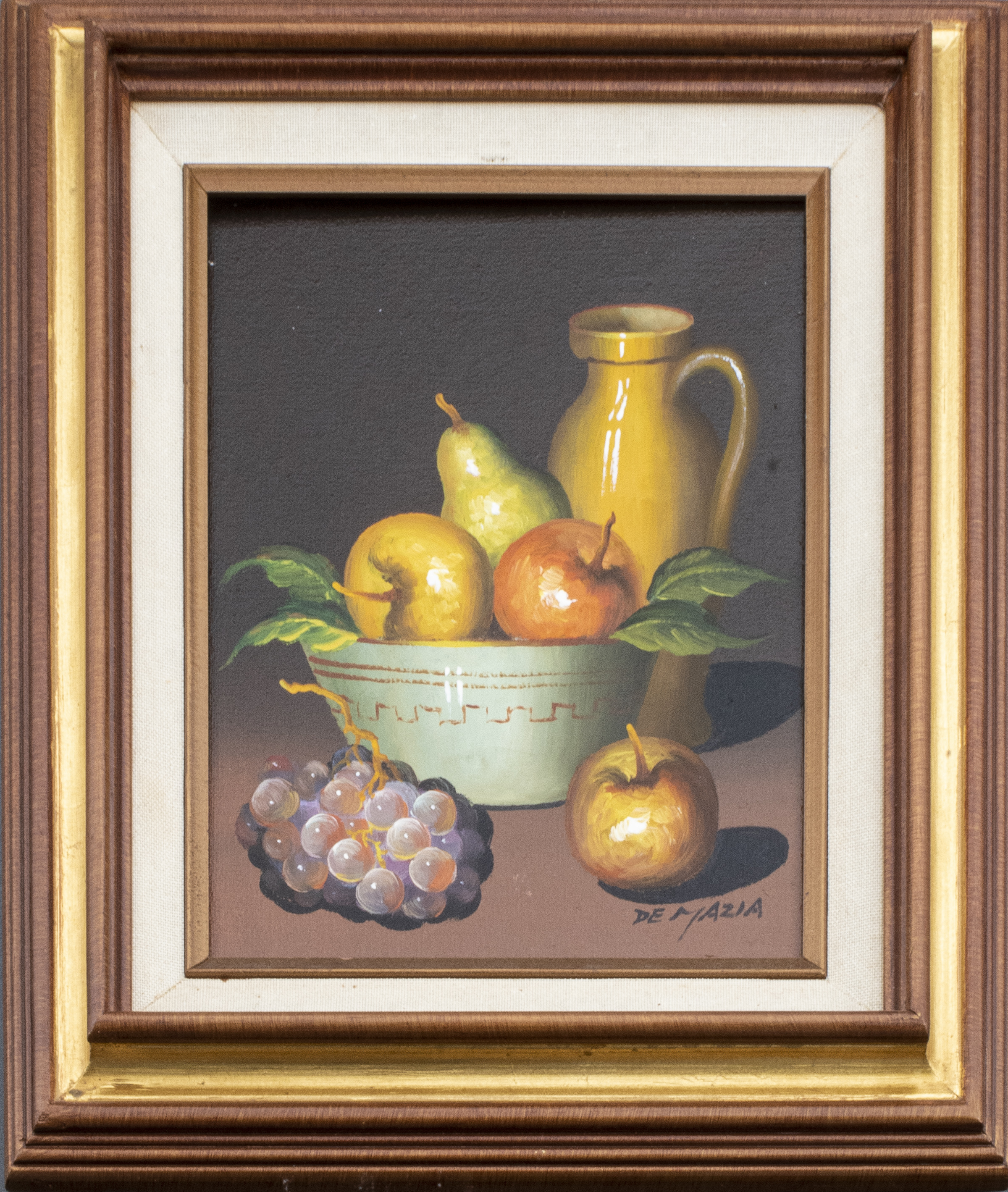 VIOLET DE MAZIA STILL LIFE OIL ON