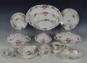 VIOLET DECORATED GERMAN CHINA