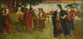 VIOLET OAKLEY OIL OVER PRINT I