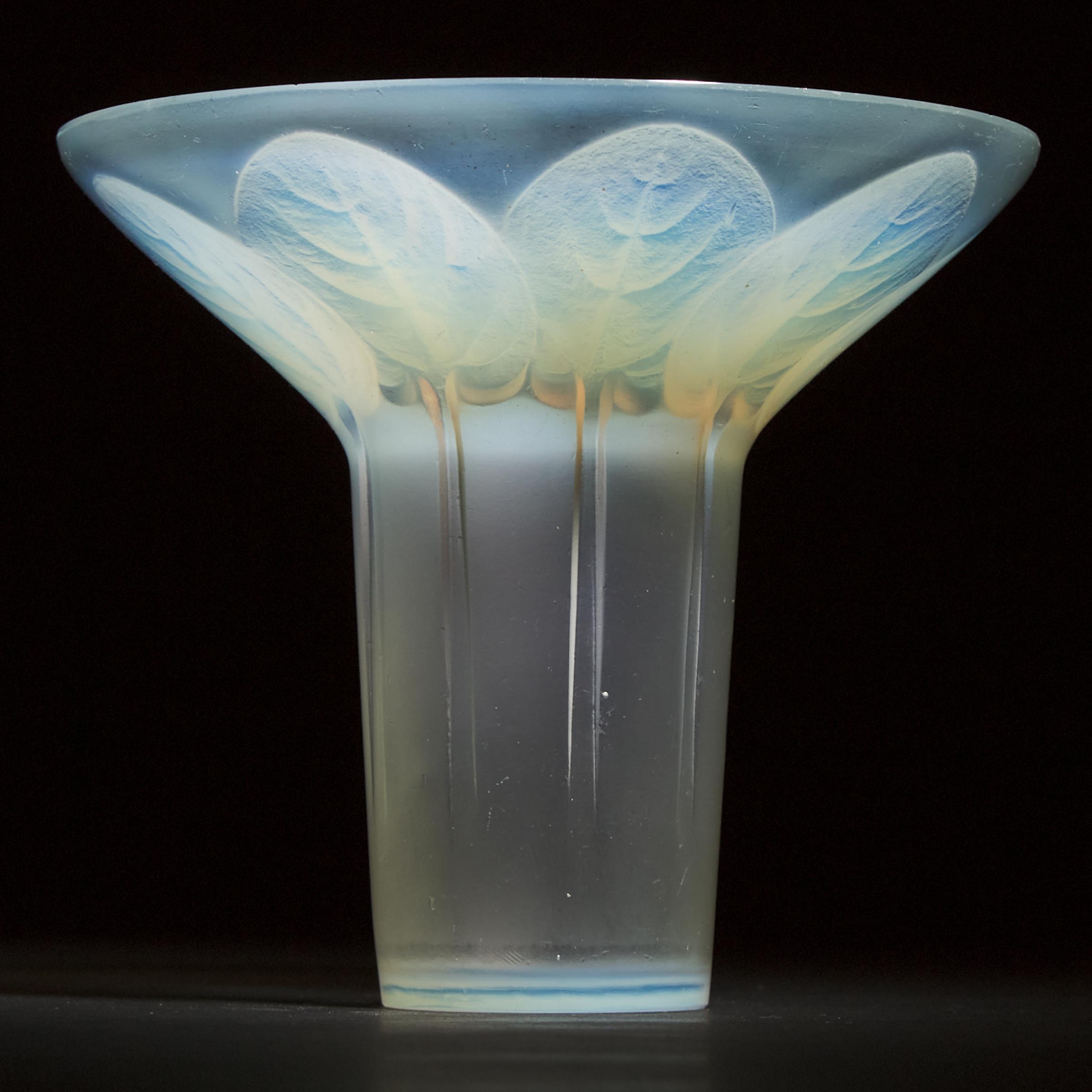 'Violettes', Lalique Moulded and