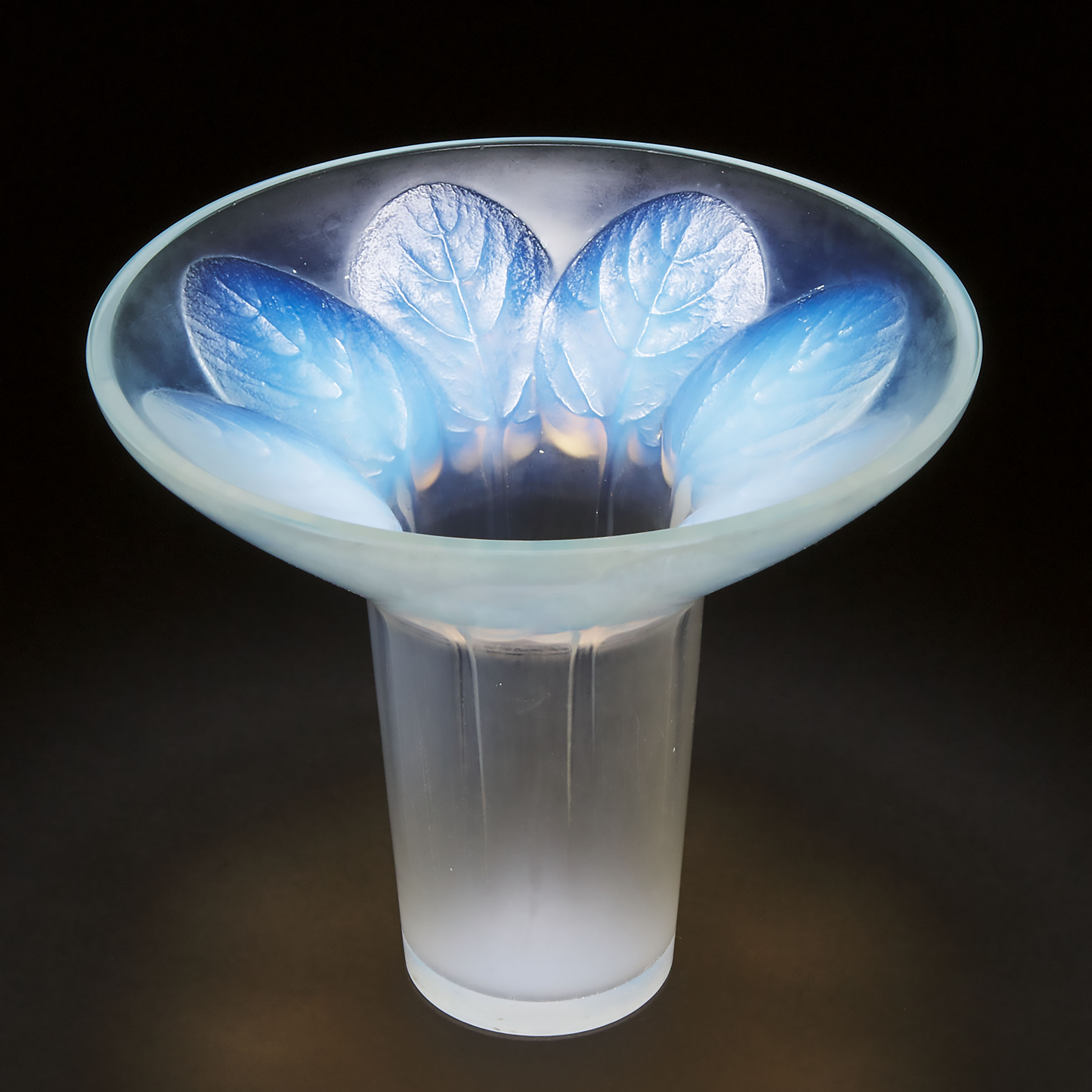 'Violettes', Lalique Moulded and
