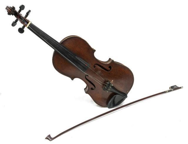 VIOLIN, CASE & BOWViolin, 20th