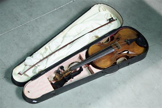 VIOLIN. German. 19th century.
