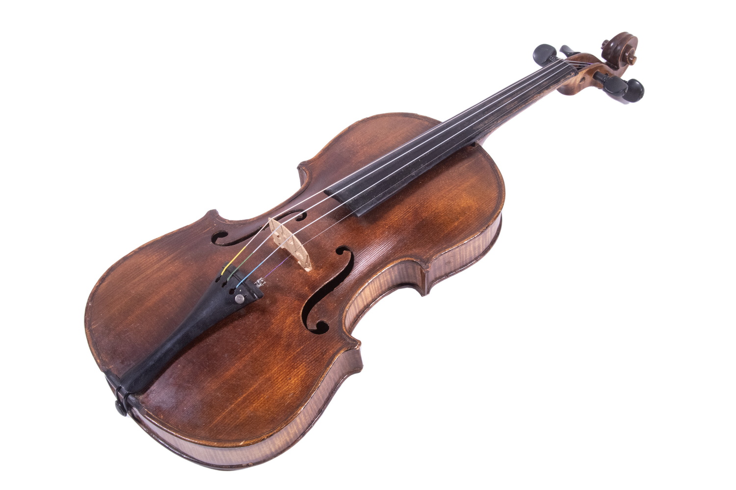 VIOLIN, TIGER MAPLE, UNKNOWN MAKER,