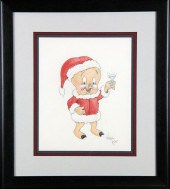 Virgil Ross Original Porky Pig