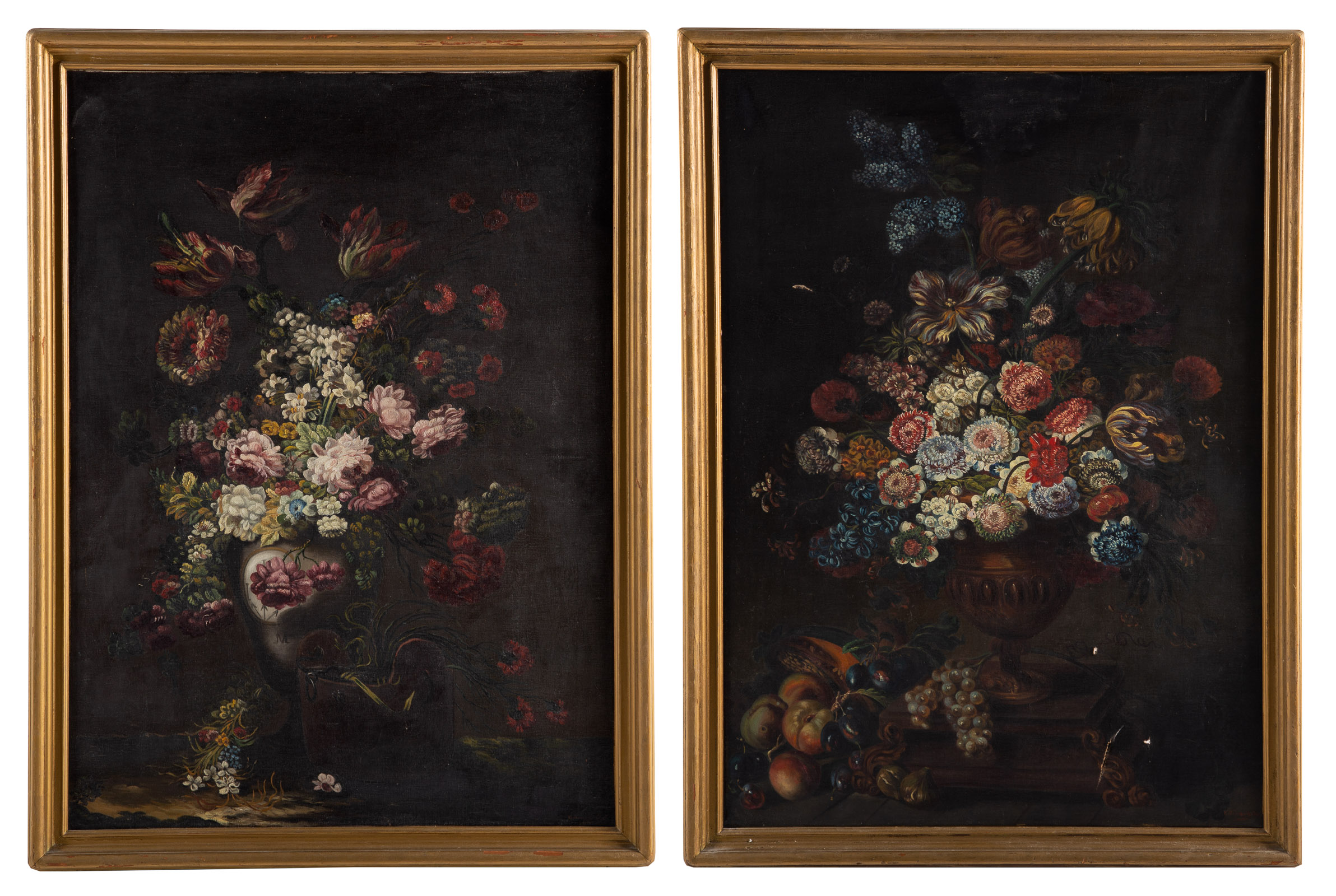 VIRGILIO BIANCHINI. "FIORI," PAIR