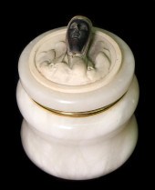 VIRGIN OF MONTSERRAT ALABASTER