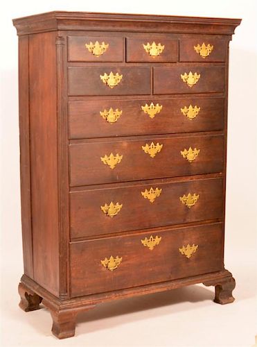 VIRGINIA CHIPPENDALE WALNUT TALL