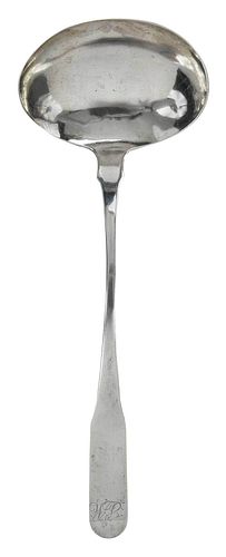 VIRGINIA COIN SILVER LADLE,