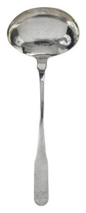 VIRGINIA COIN SILVER LADLE, AR