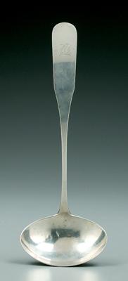 Virginia coin silver ladle,