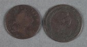 Virginia copper half penny 177