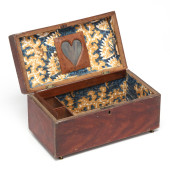 VIRGINIA FAUX GRAIN BOX IN BLA