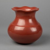VIRGINIA GARCIA, REDWARE JAR W