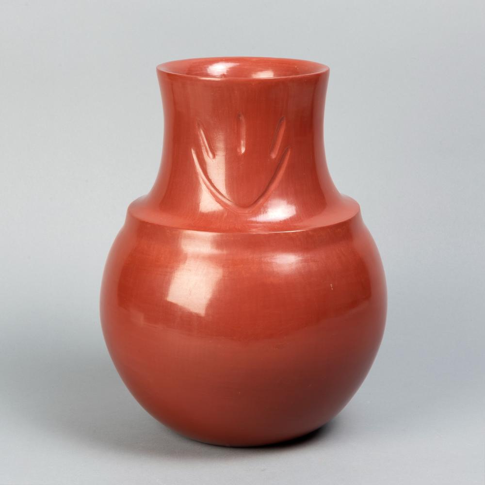 VIRGINIA GARCIA, REDWARE VASE