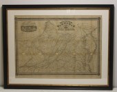 VIRGINIA MAP 1862 CONFEDERATE