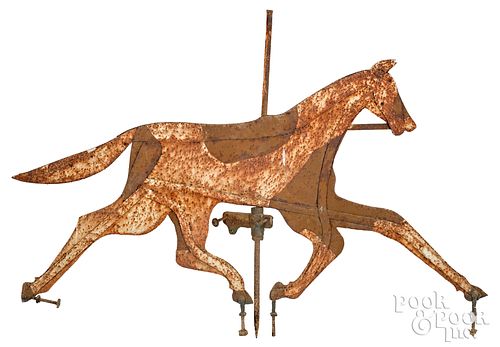 VIRGINIA PAINTED SHEET IRON HORSE