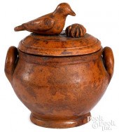VIRGINIA REDWARE COVERED SUGAR