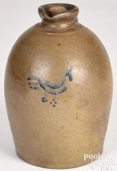 VIRGINIA STONEWARE JUG, 19TH C