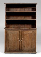 Virginia walnut pewter cupboar