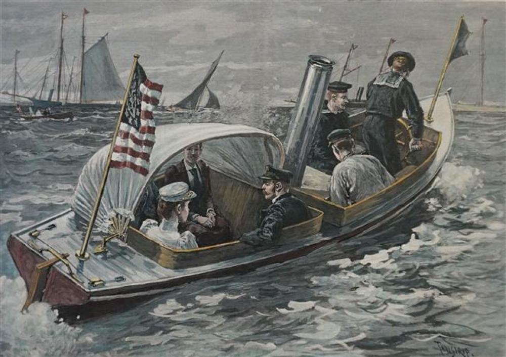 VISITING A STEAM LAUNCH, HARPER'S